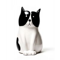 Статуэтка "Черно-белая кошка"